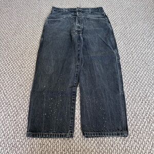 Vintage Marithé François Girbaud Baggy Jeans Men’s 32 Y2K Black Wash